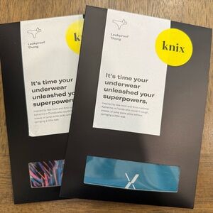 Knix Leakproof Thong Set - High Energy and Aqua